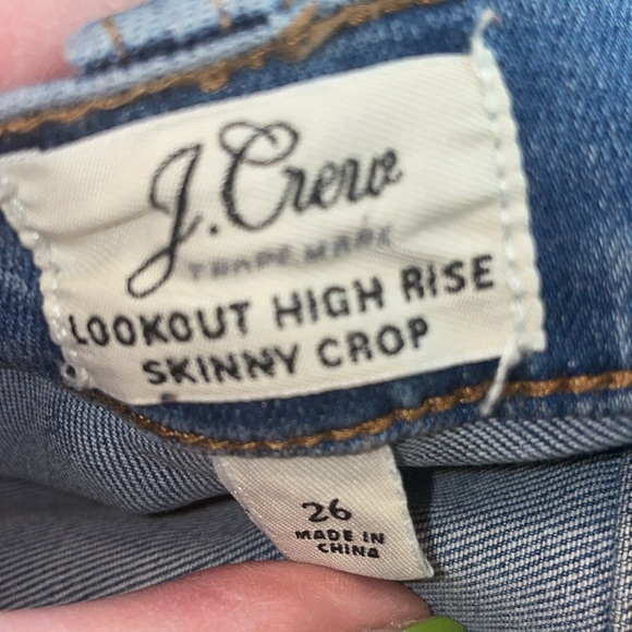 J. Crew Lookout High Rise Skinny Crop Jeans - Picture 14 of 14